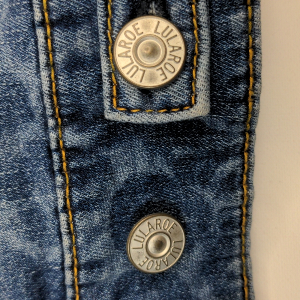 RARE Cheetah Print Harvey Denim Jacket - Picture 9 of 9